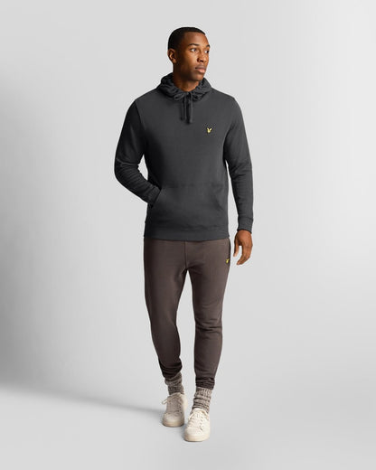 Lyle & Scott Mens Pullover Hoodie - W635 Gunmetal