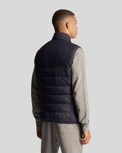 Lyle & Scott Mens Wadded Gilet - Z271 Dark Navy