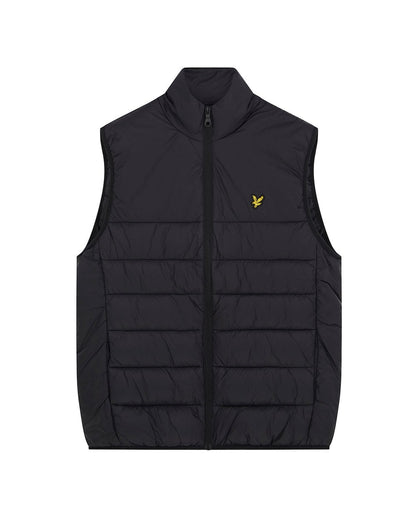Lyle & Scott Mens Wadded Gilet - Z865 Jet Black