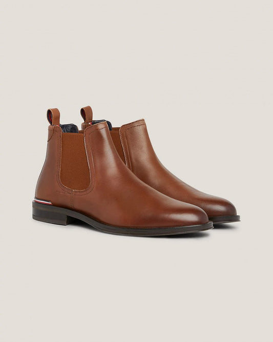 Tommy Hilfiger Core RWB Hilfiger Mens Leather Chelsea Boots