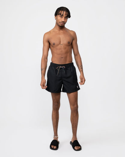Paul Smith Mens Zebra Logo Swim Shorts - 79 Black