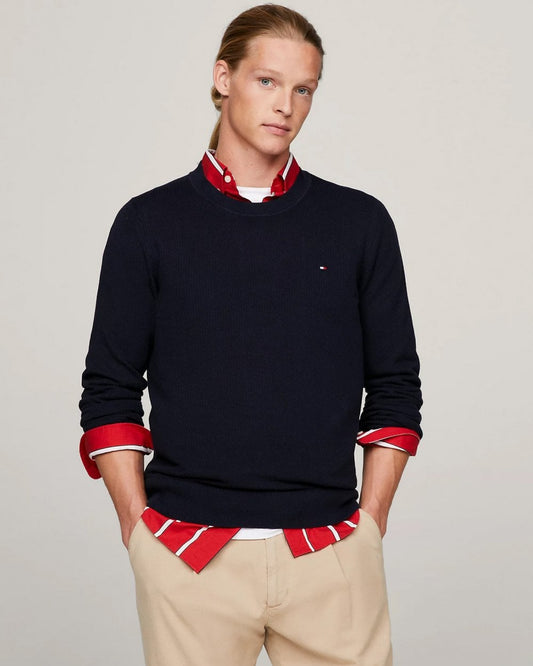 Tommy Hilfiger Tommy Hilfiger Chain Ridge Structure Mens Sweatshirt