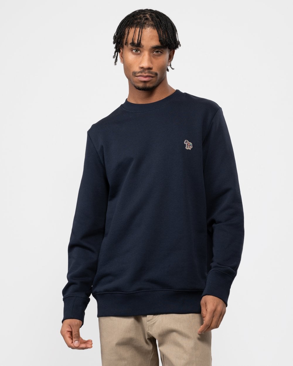 PS Paul Smith Mens Regular Fit Sports Stripe Zebra Sweatshirt