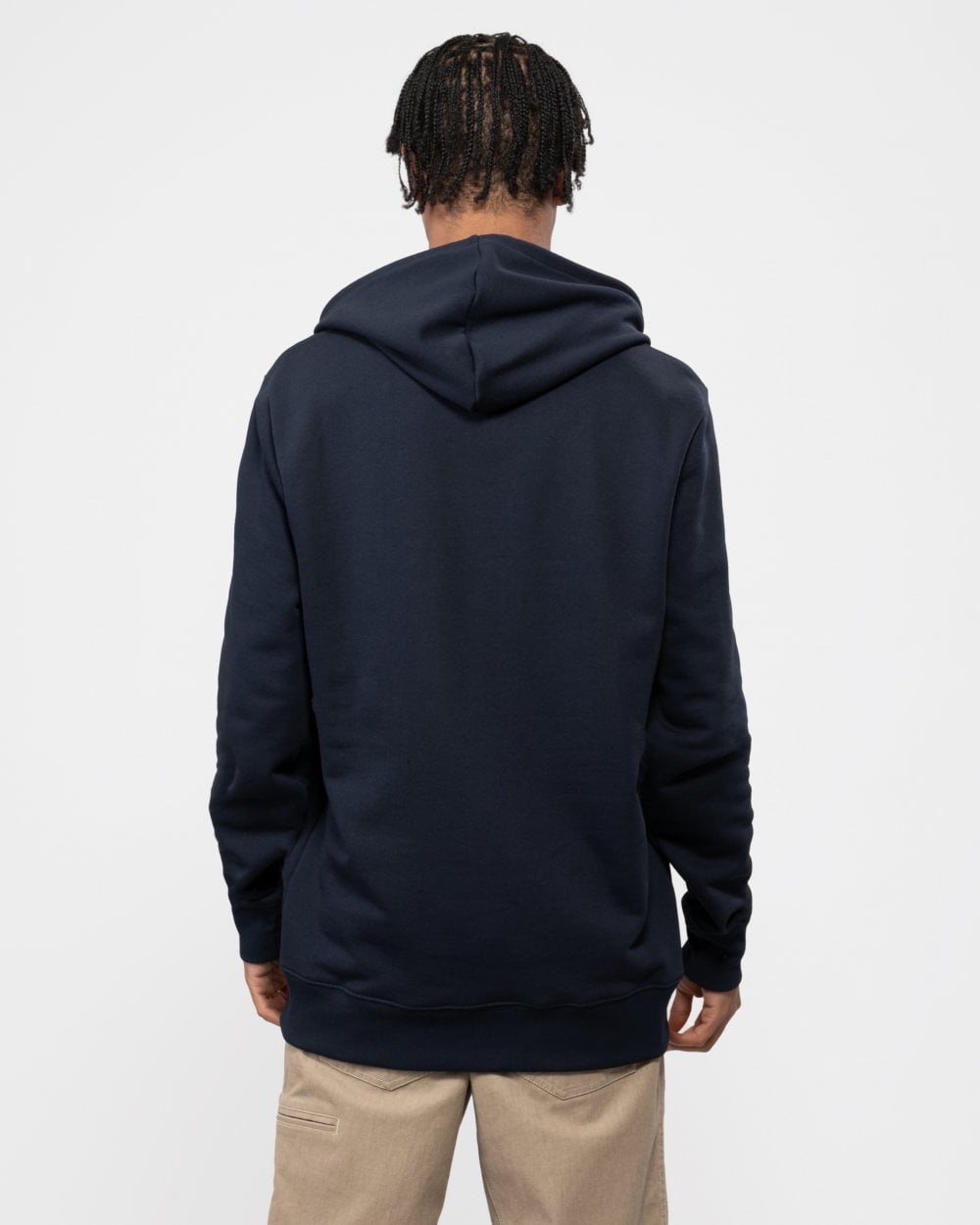 PS Paul Smith Mens Regular Fit Cotton Zebra Logo Hoodie - 49 Very Dark Navy