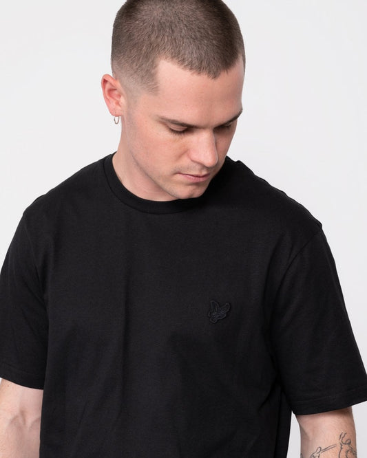 Lyle & Scott Tonal Eagle Mens T-Shirt - Z865 Jet Black
