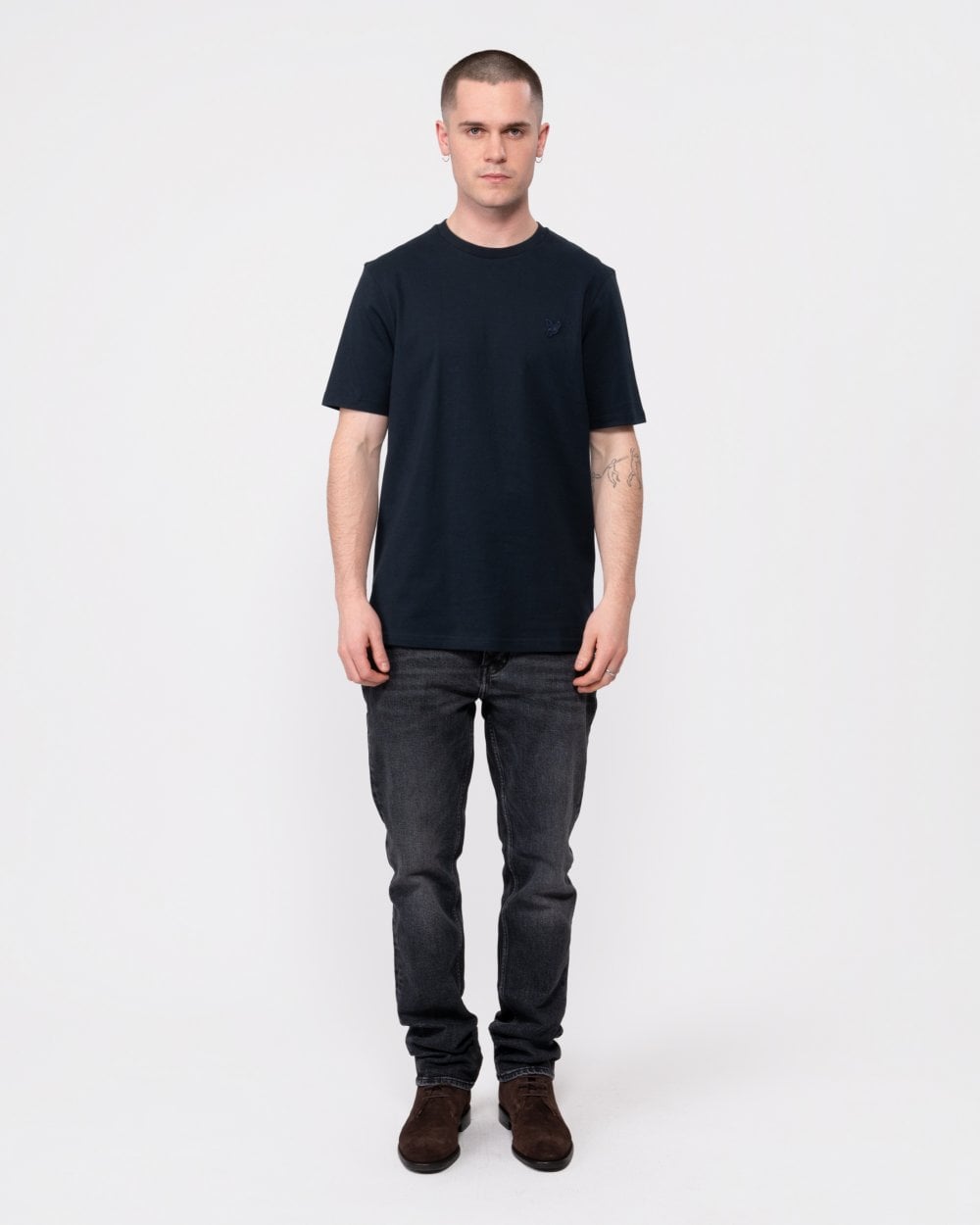 Lyle & Scott Tonal Eagle Mens T-Shirt - Z271 Dark Navy