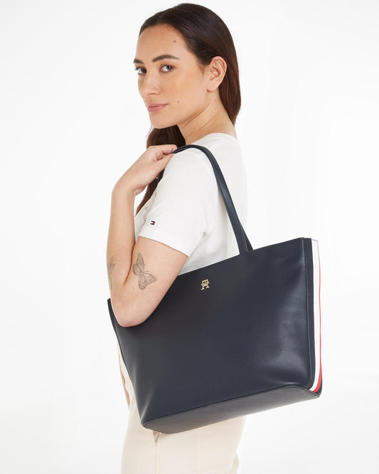 Tommy Hilfiger TH Essential Corp Womens Tote Bag