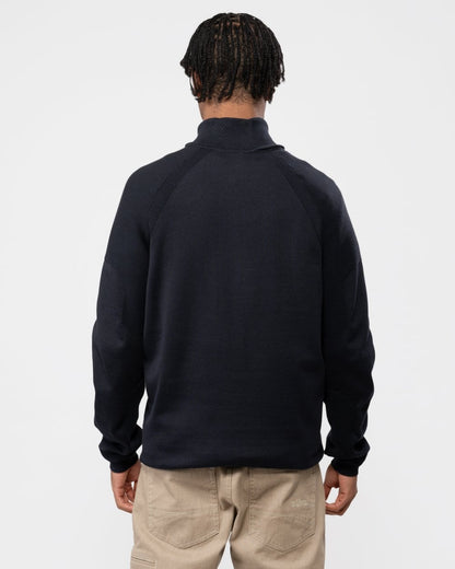 BOSS Green Perform-X Quarter Zip Mens Jumper - Dark Blue 402