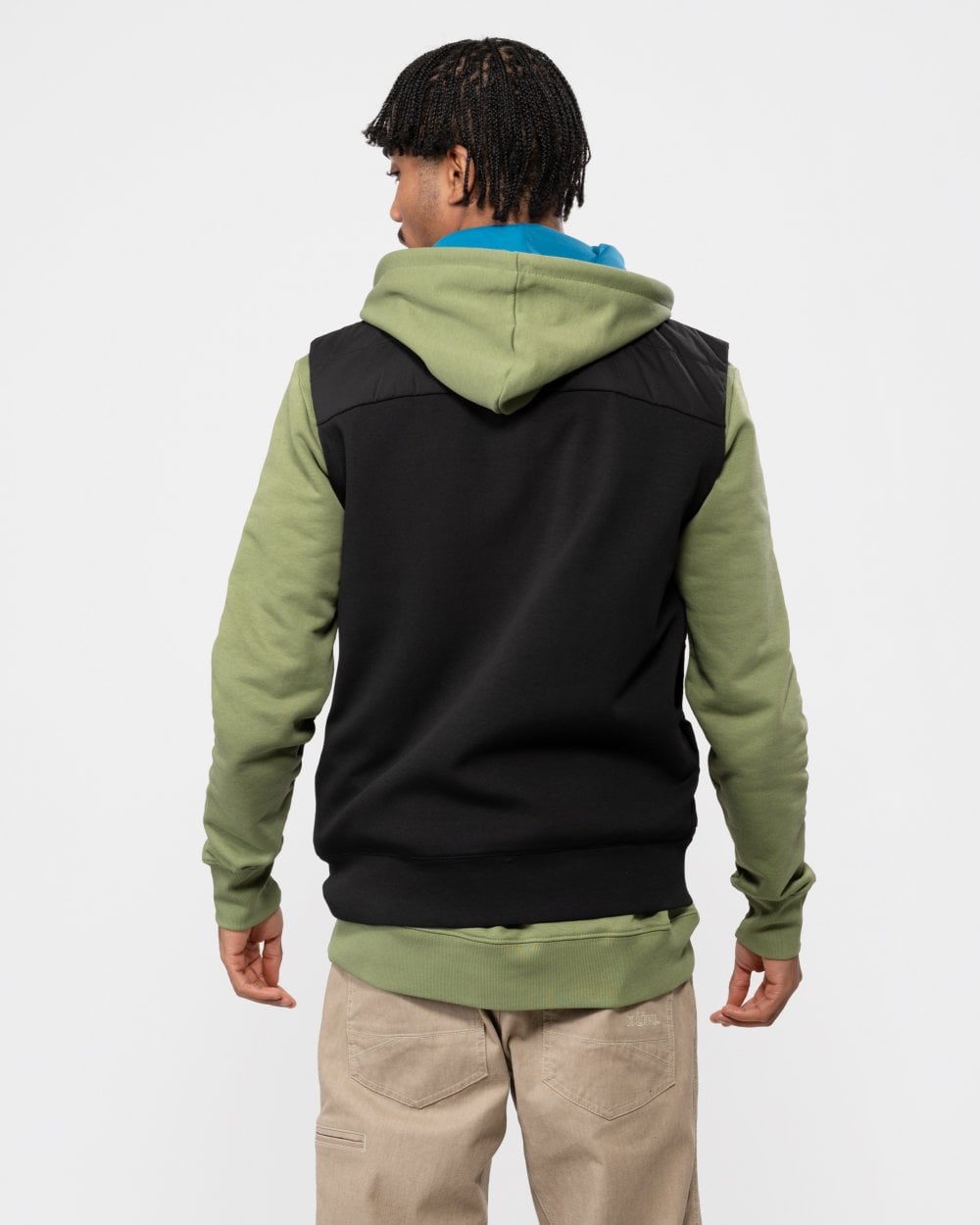 Paul Smith PS Paul Smith Mens Recycled Wadding Mixed Media Gilet