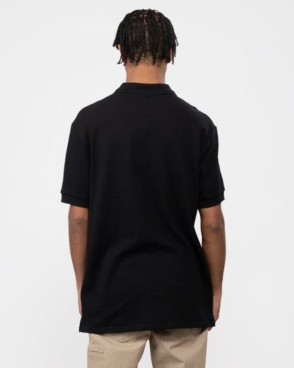 PS Paul Smith Mens Regular Fit Cotton-Piqué Zebra Logo Polo Shirt - 79 Black