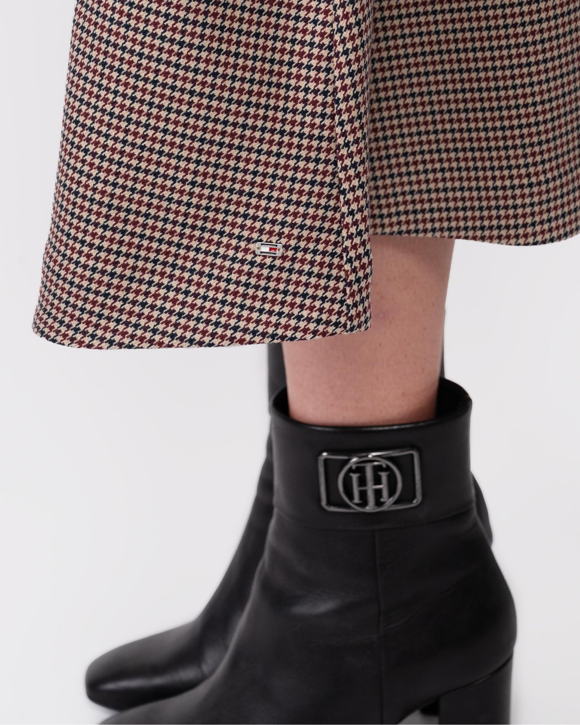 Tommy Hilfiger RWB Check Womens Midi Shirt Dress