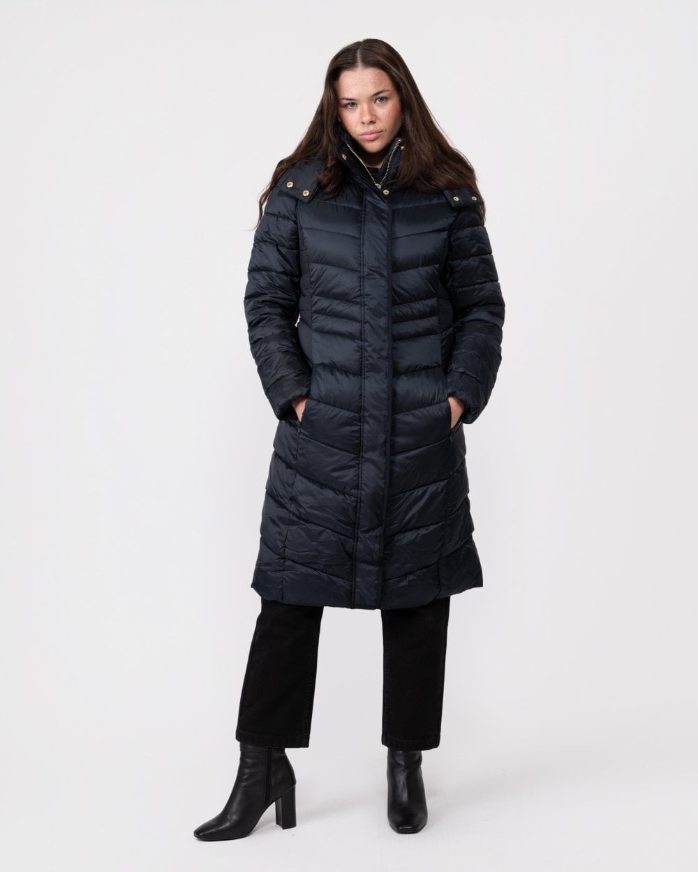 Joules Pembury Womens Long Padded Coat 222683