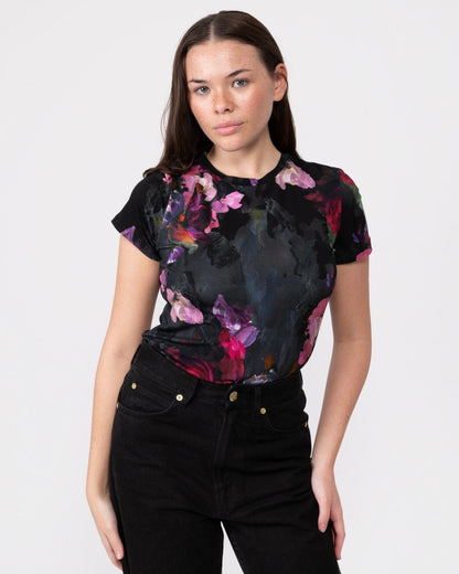Ted Baker Karlyaa Womens Printed Fitted Tee
