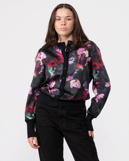 Ted Baker Abbalee Womens Printed Woven Front Cardigan