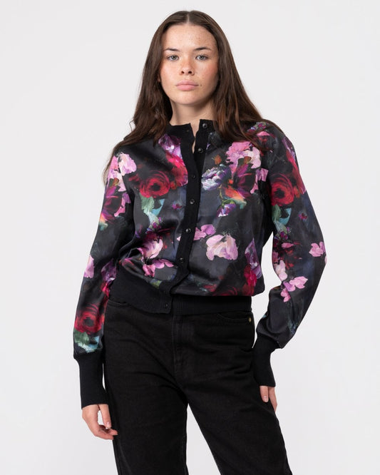 Ted Baker Abbalee Womens Printed Woven Front Cardigan