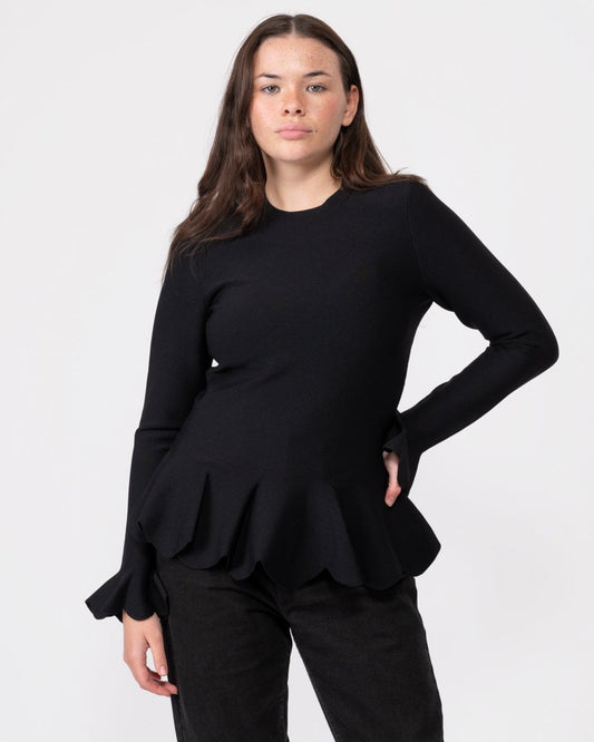Ted Baker Lillyyy Womens Fitted Top With Peplum