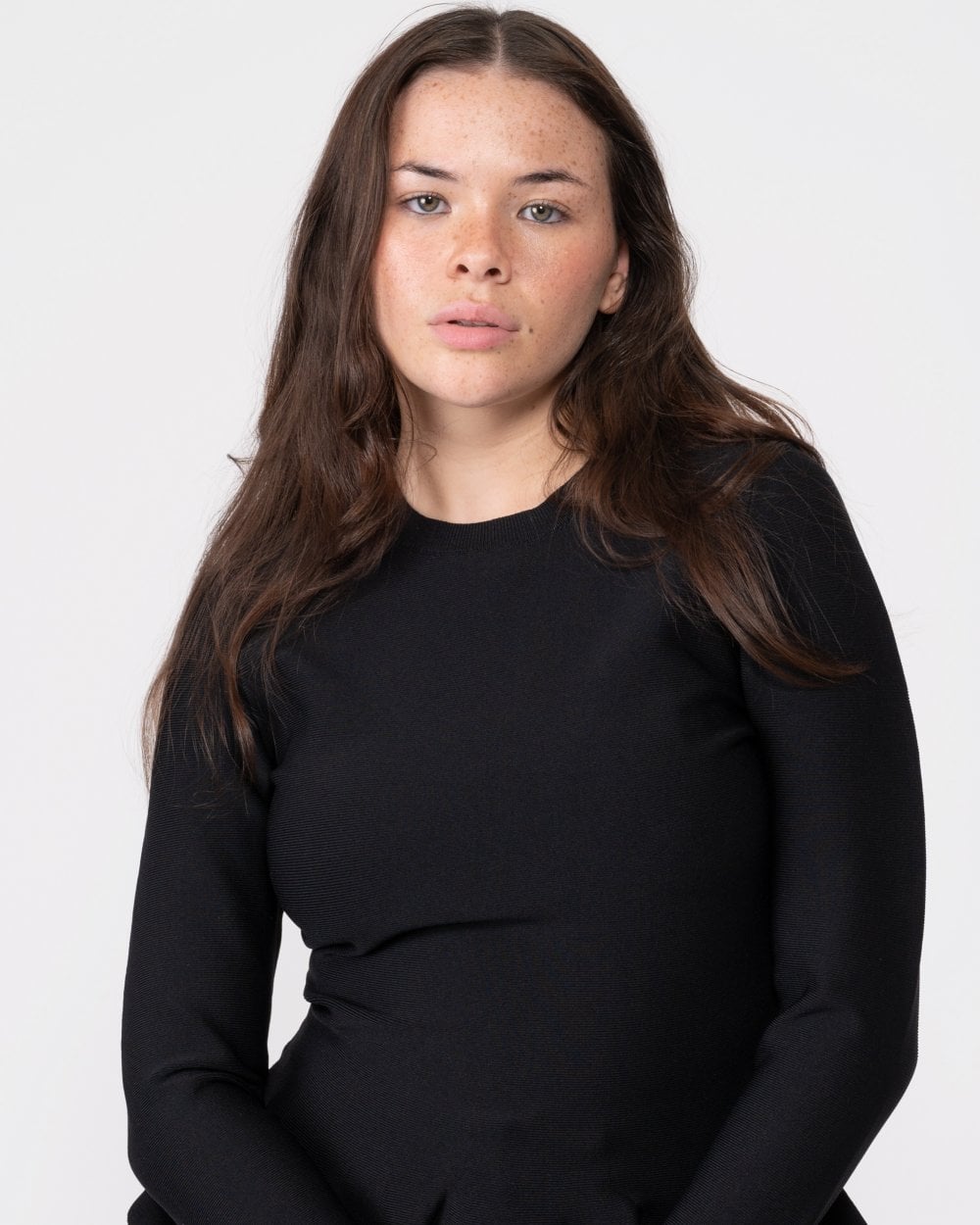 Ted Baker Lillyyy Womens Fitted Top With Peplum