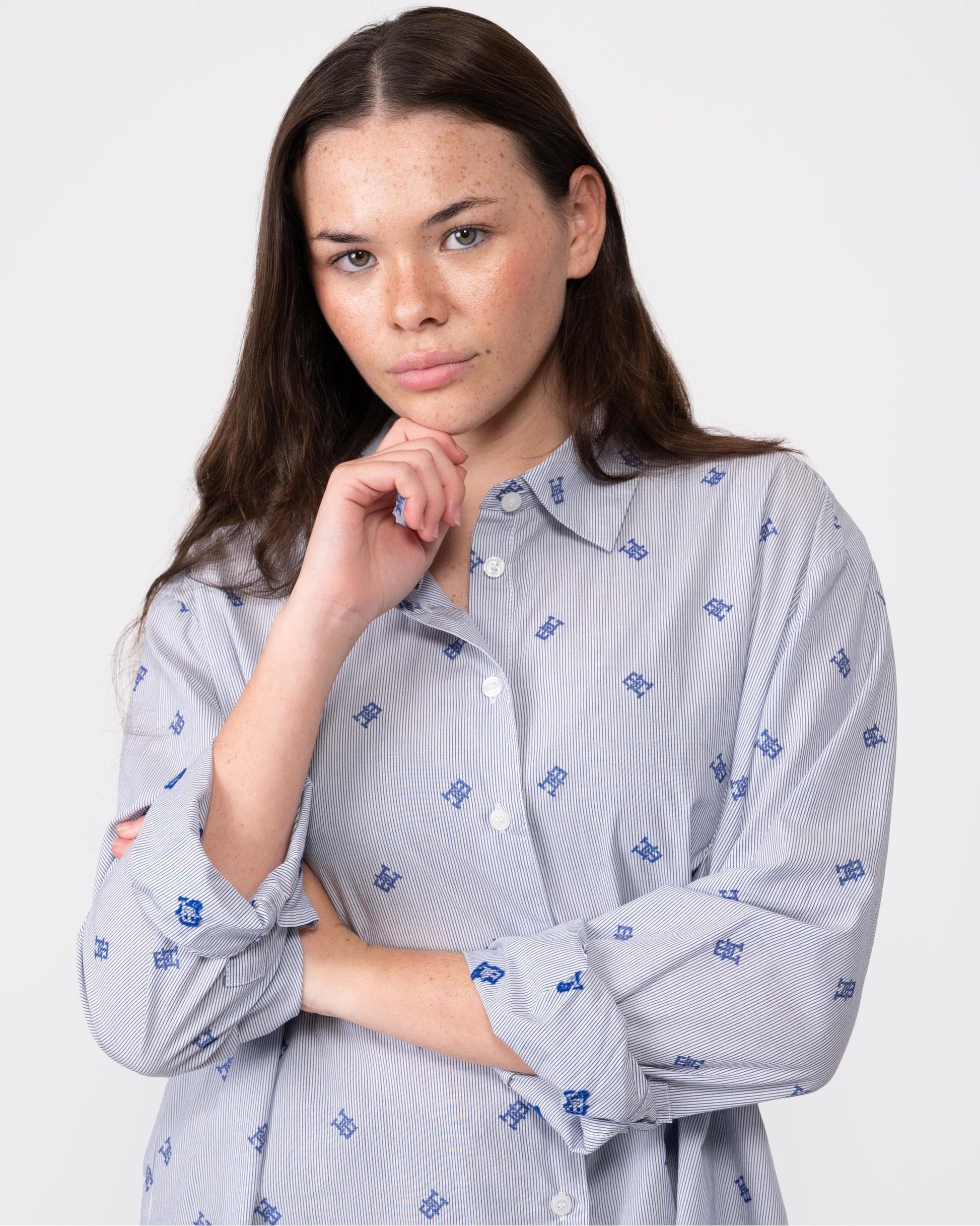 Tommy Hilfiger Ithaka Stripe Womens Easy Fit Shirt