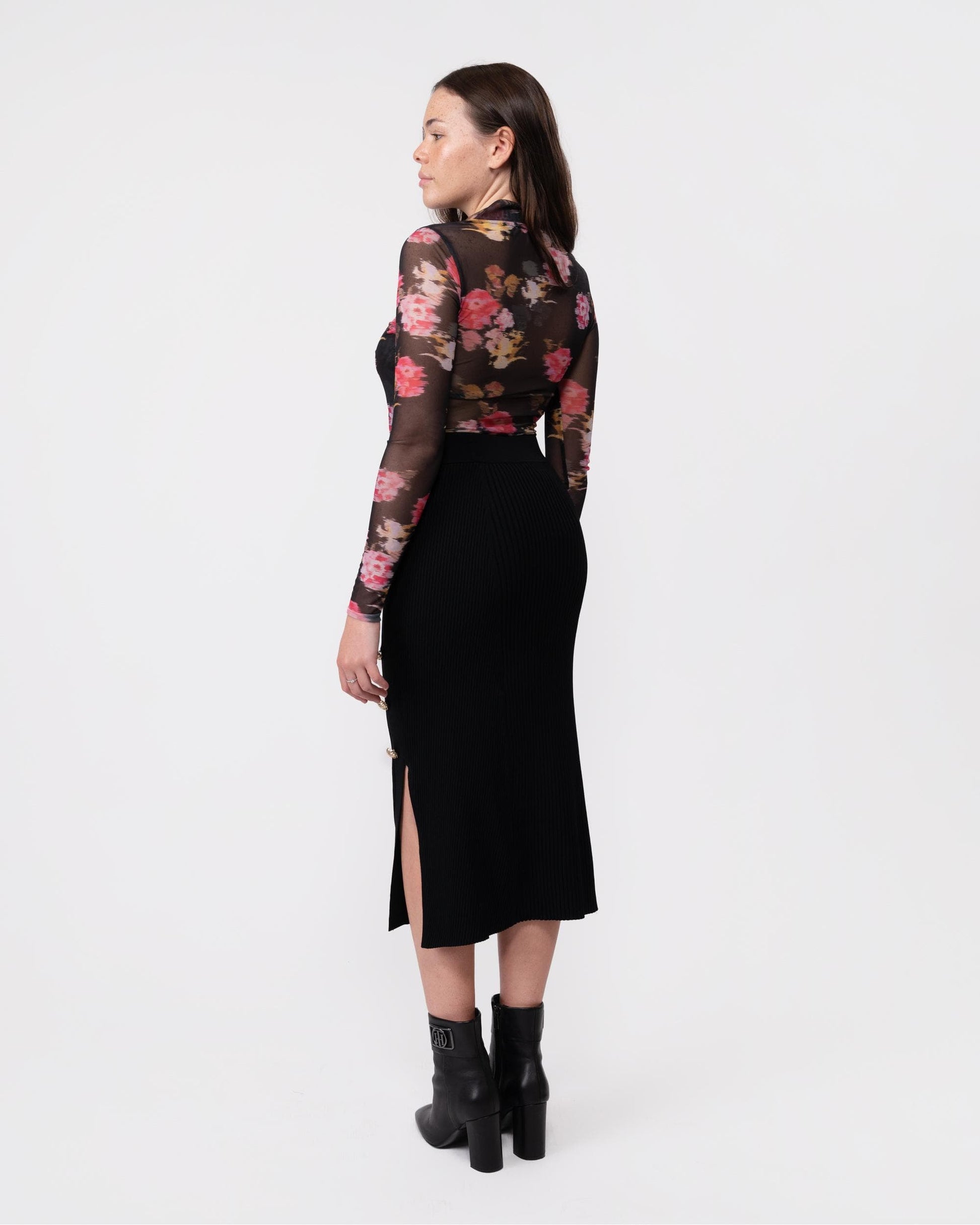 Ted Baker Malyel Womens Printed Mesh Top