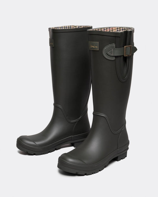 Joules Houghton Womens Adjustable Tall Wellies - Khaki