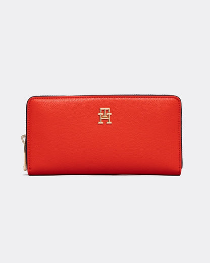 Tommy Hilfiger TH Essential Corp Womens Large Zip Wallet