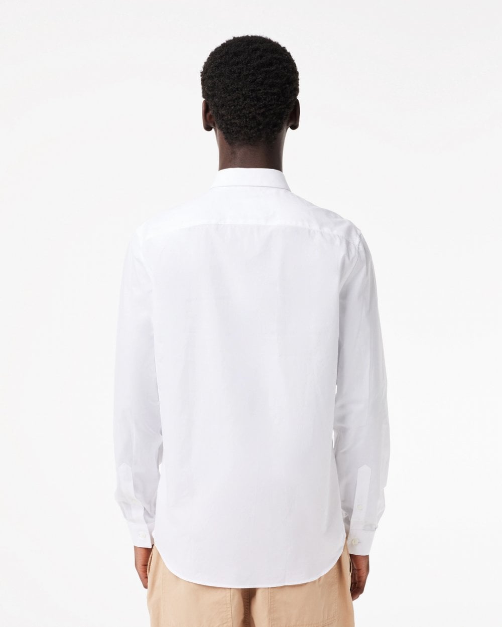 Lacoste Mens Long Sleeve City Shirt - White 001