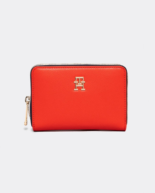 Tommy Hilfiger TH Essential Corp Womens Medium Zip Wallet