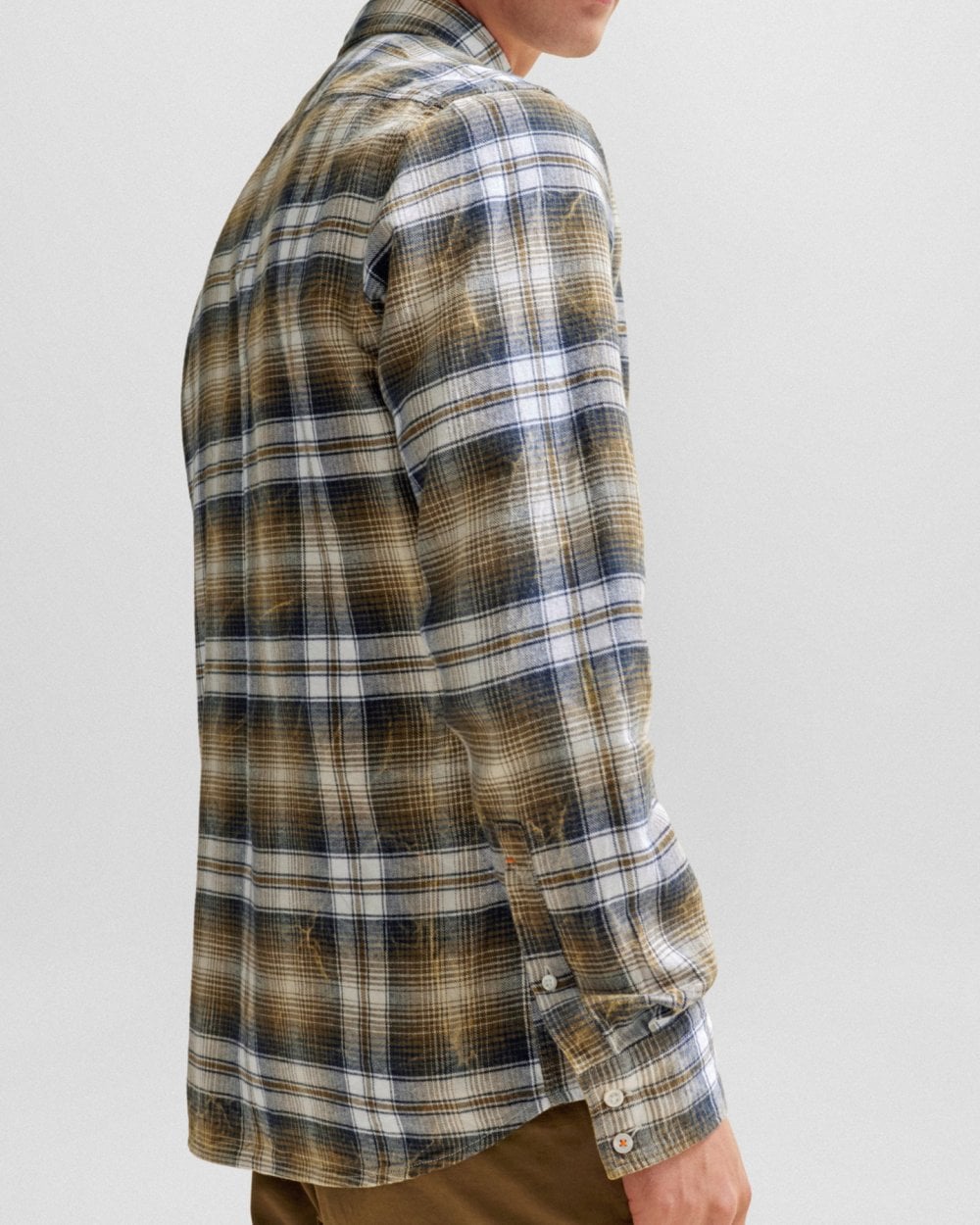 BOSS Orange BOSS Orange Relegant 6 Mens Cotton Flannel Check Shirt