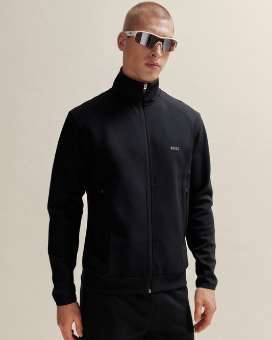 BOSS Green BOSS Green Skaz 1 Mens Zip-Up Sweatshirt with Logo Print