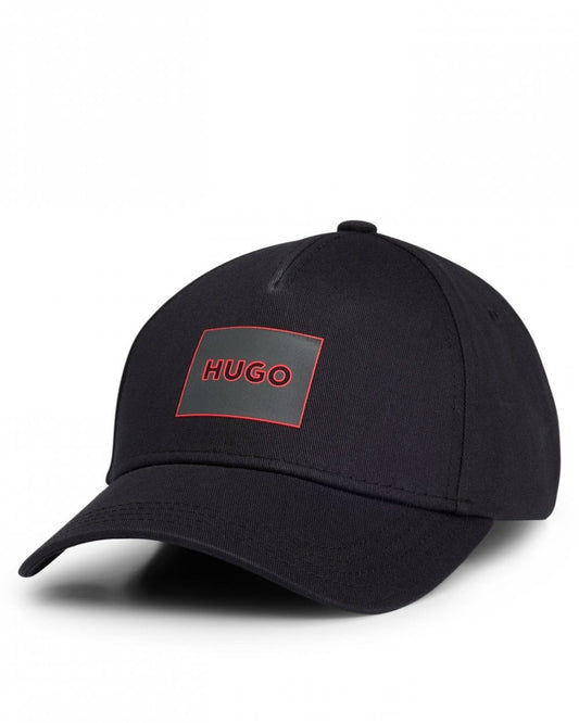 HUGO Jude-PL Mens Cotton-Twill Cap with Logo Label