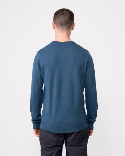 PS Paul Smith Mens Crew Neck Zebra Badge Jumper - 46 Indigo