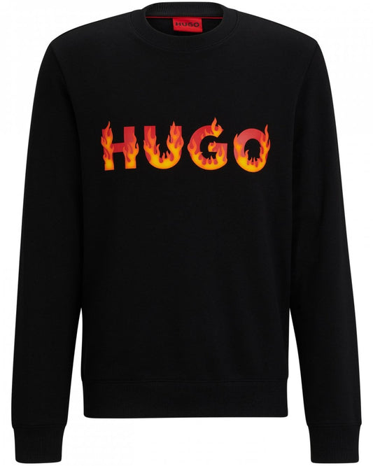 HUGO HUGO Ditmo Mens Flame Logo Sweatshirt