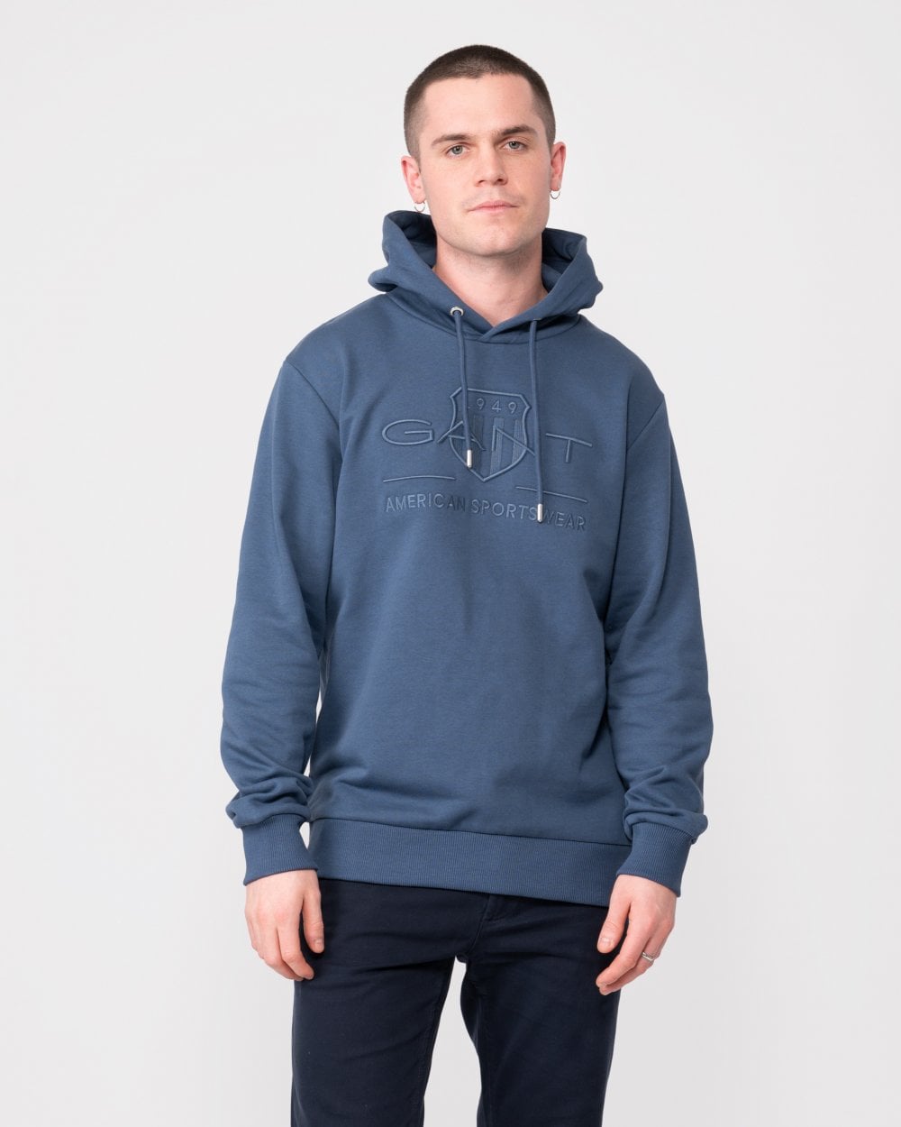 GANT Tonal Archive Shield Mens Hoodie