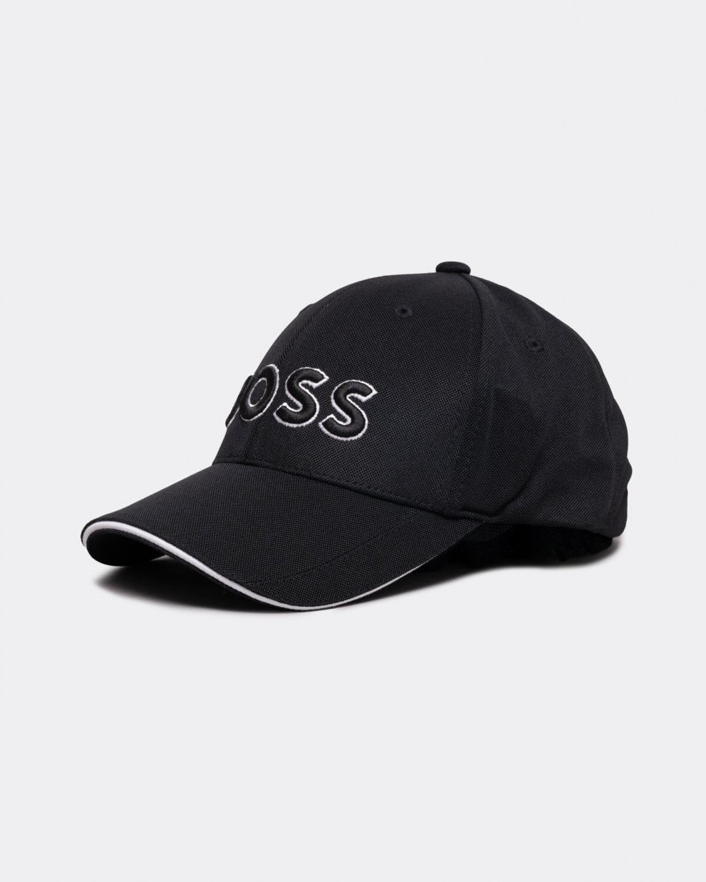 BOSS Green US-1 Mens Stretch-Piqué Cap With Embroidered 3D Logo