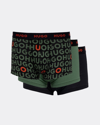 HUGO 3 pack Mens Branded Trunks