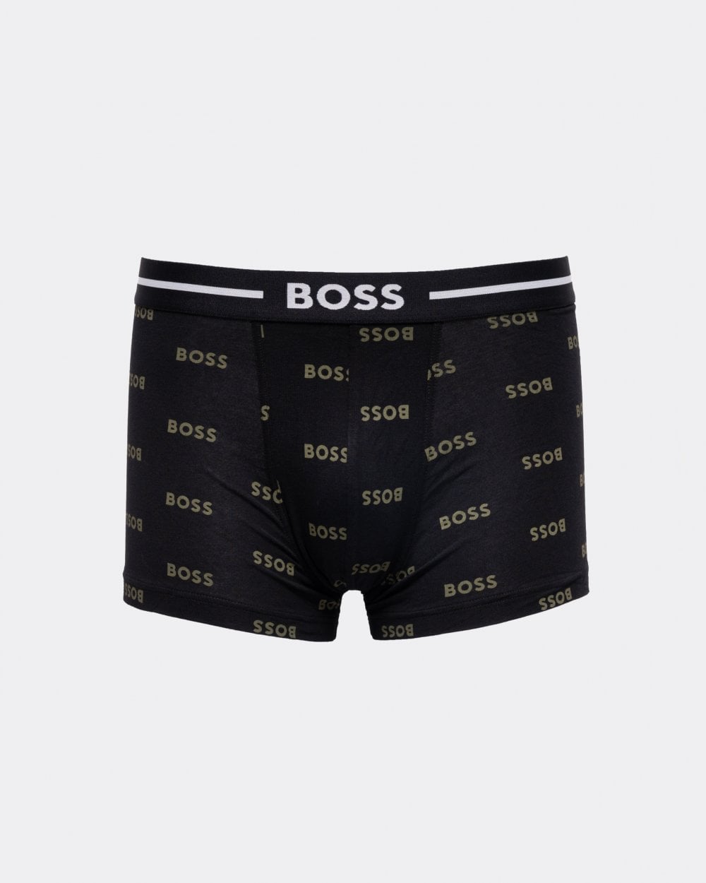 BOSS Orange BOSS Orange 3-Pack Bold Design Mens Stretch-Cotton Trunks with Logo Waistbands 