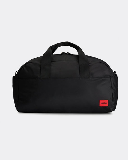 HUGO Ethon 2.0N Mens Recycled Fabric Holdall With Red Logo Patch