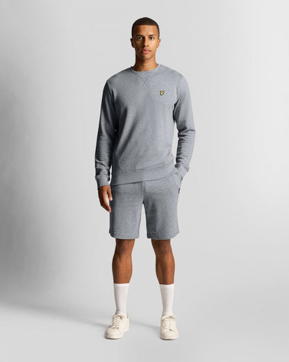 Lyle & Scott Sweat Mens Shorts ML414VOG - T28 Mid Grey Marl