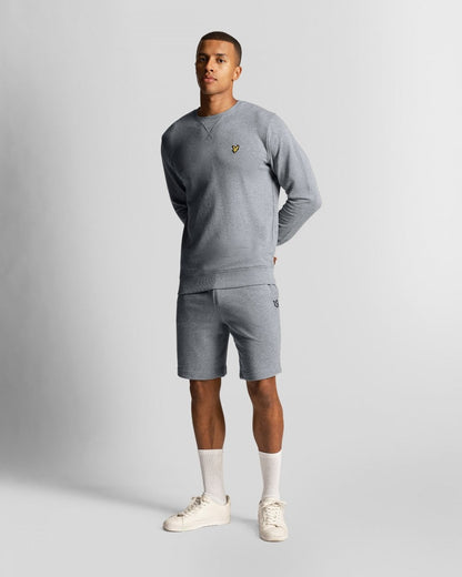 Lyle & Scott Sweat Mens Shorts ML414VOG - T28 Mid Grey Marl