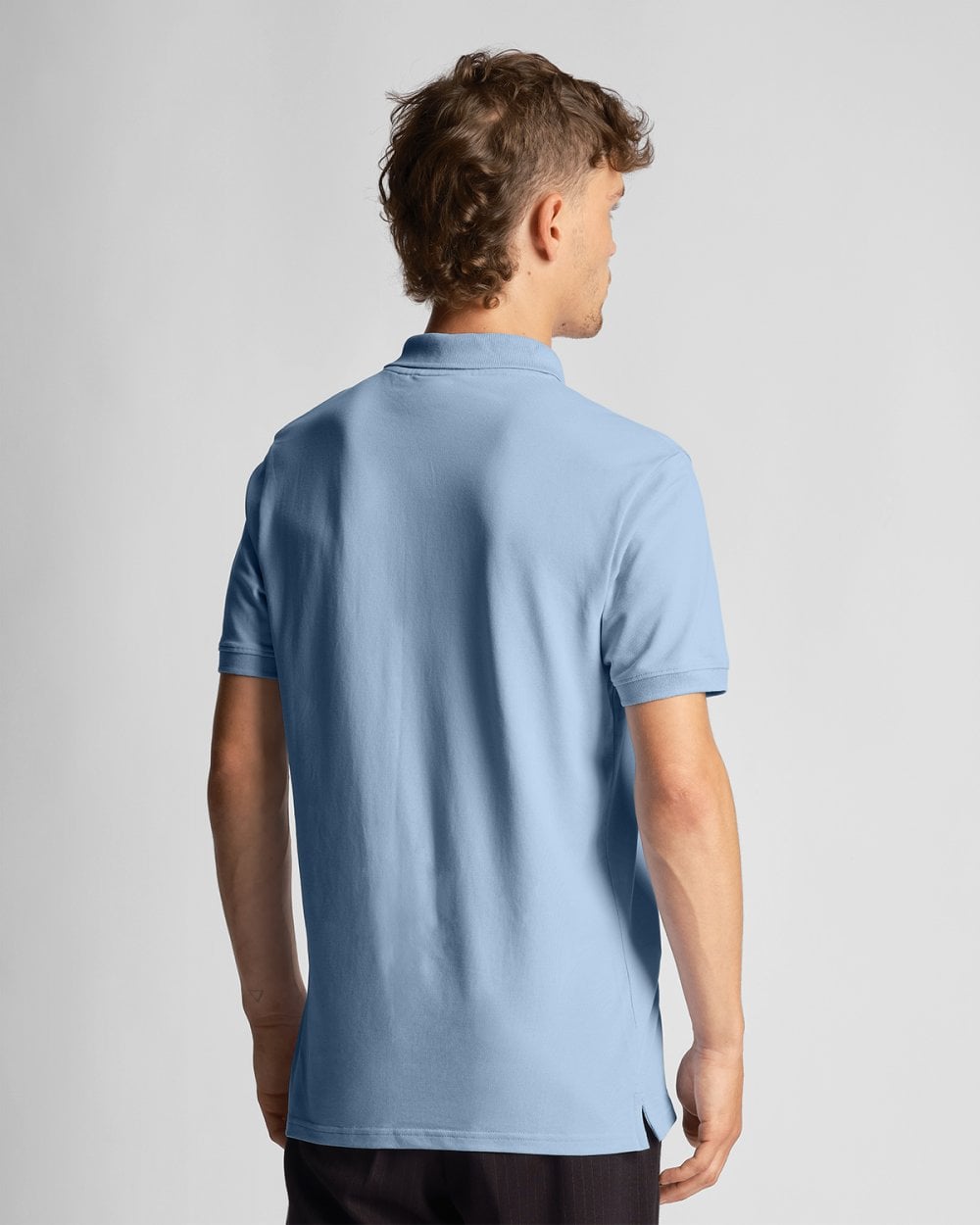Lyle & Scott Plain Mens Polo Shirt SP400VOG - W487 Light Blue