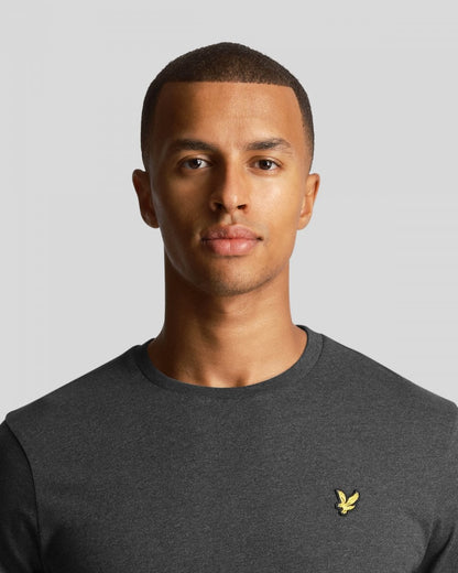 Lyle & Scott Plain Mens T-Shirt TS400VOG - 398 Charcoal Marl