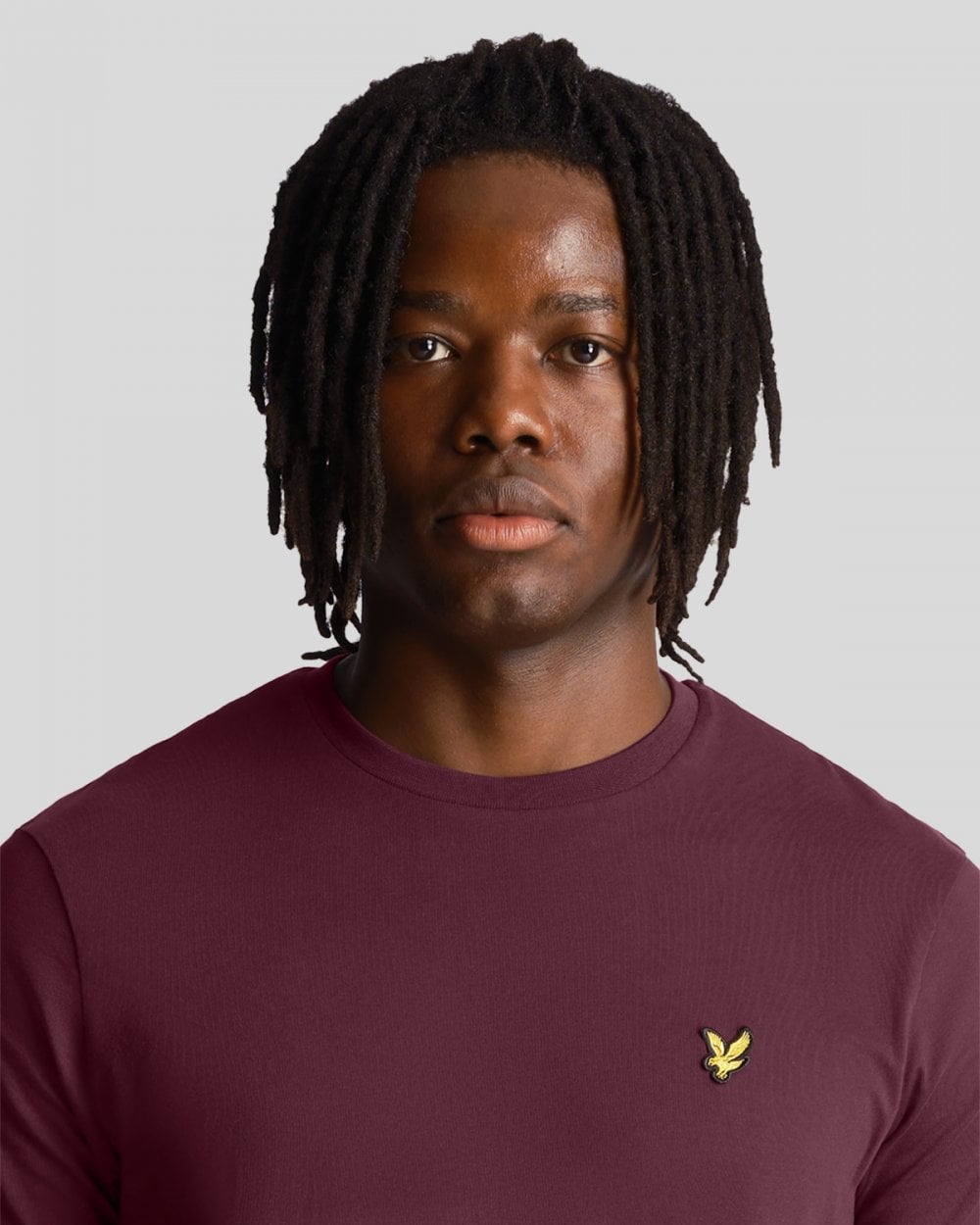 Lyle & Scott Plain Mens T-Shirt TS400VOG - Z562 Burgundy