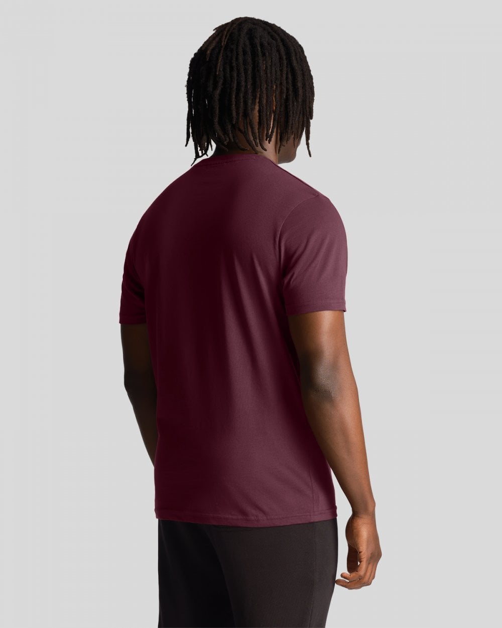 Lyle & Scott Plain Mens T-Shirt TS400VOG - Z562 Burgundy