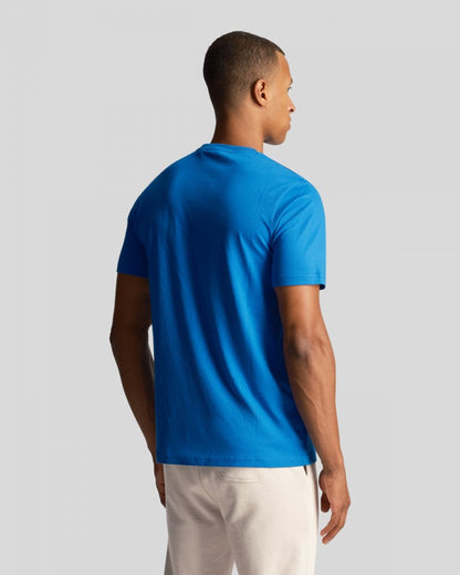 Lyle & Scott Plain Mens T-Shirt TS400VOG - W489 Bright Blue