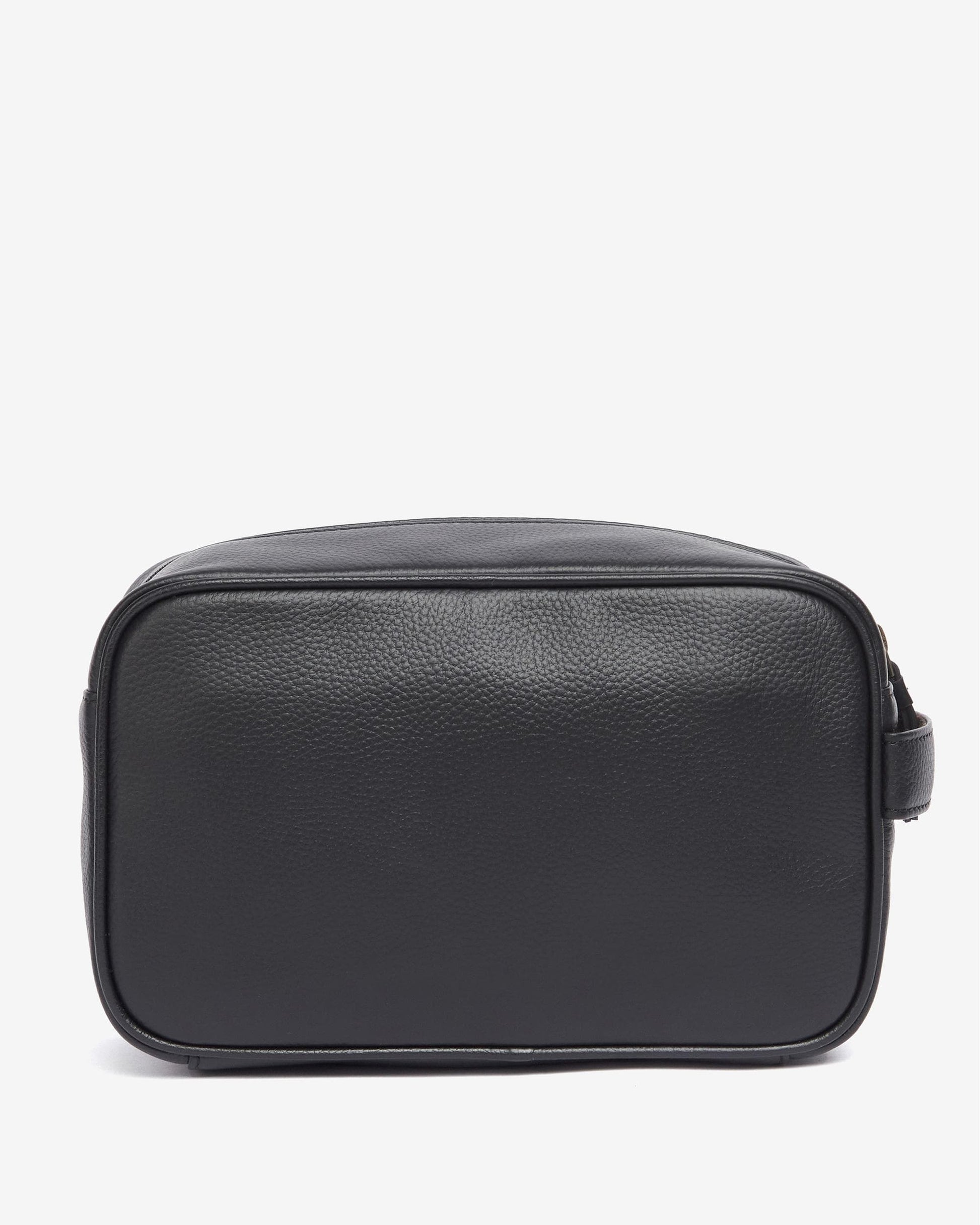 Barbour Logo Mens Leather Washbag