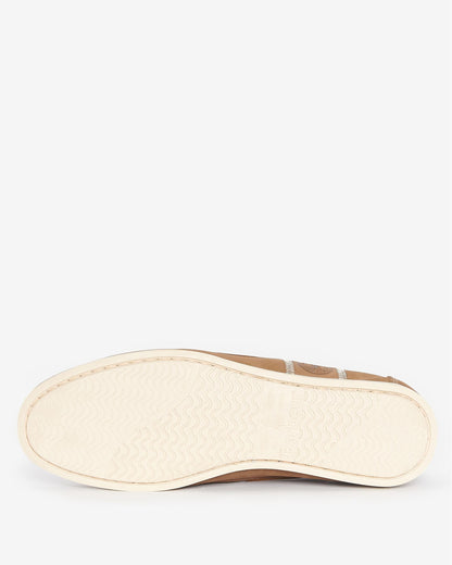 Barbour Wake Mens Boat Shoes - Taupe