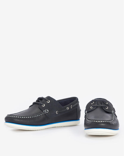 Barbour Wake Mens Boat Shoes - Navy Navy