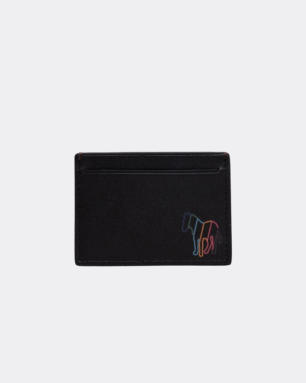Paul Smith Mens Zebra Logo Leather Card Holder