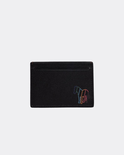 Paul Smith Mens Zebra Logo Leather Card Holder