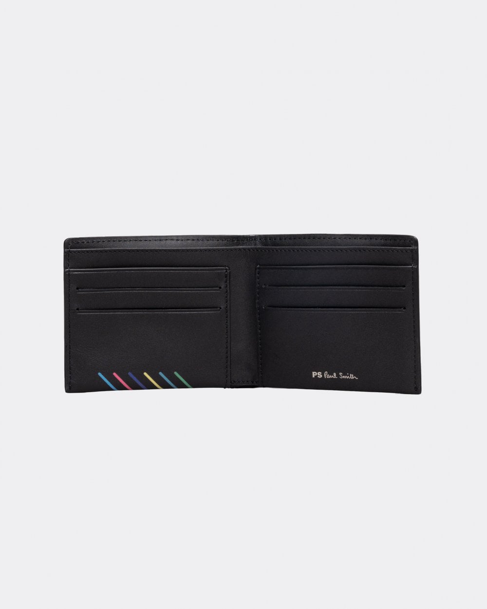 Paul Smith Mens Script Logo Leather Billfold Wallet